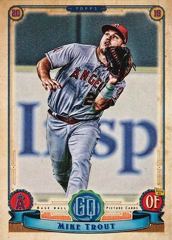 2019 Topps Gypsy Queen Mike Trout #1 Baseball Card