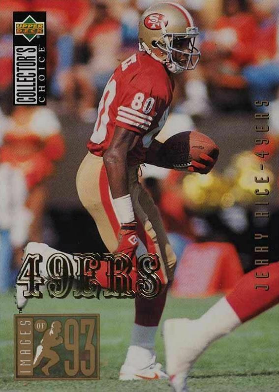 1994 Collector's Choice Jerry Rice #45 Football Card