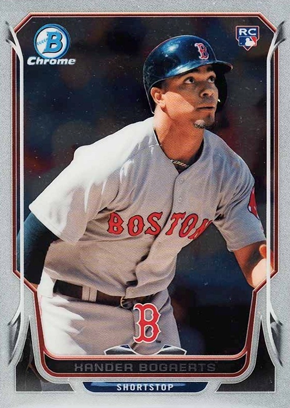 2014 Bowman Chrome Xander Bogaerts #1 Baseball Card
