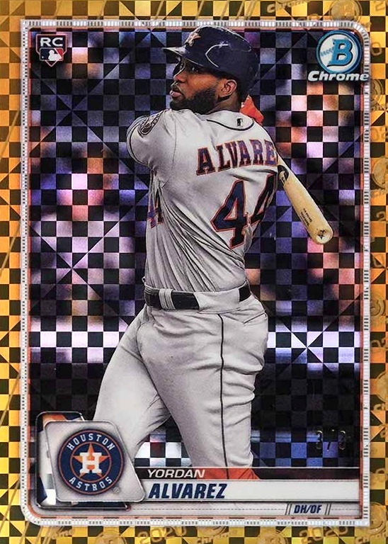 2020 Bowman Chrome X Yordan Alvarez #25 Baseball Card