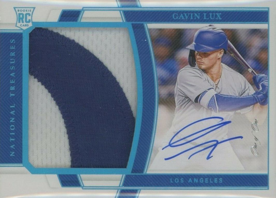 2020 Panini National Treasures Gavin Lux #157 Baseball Card