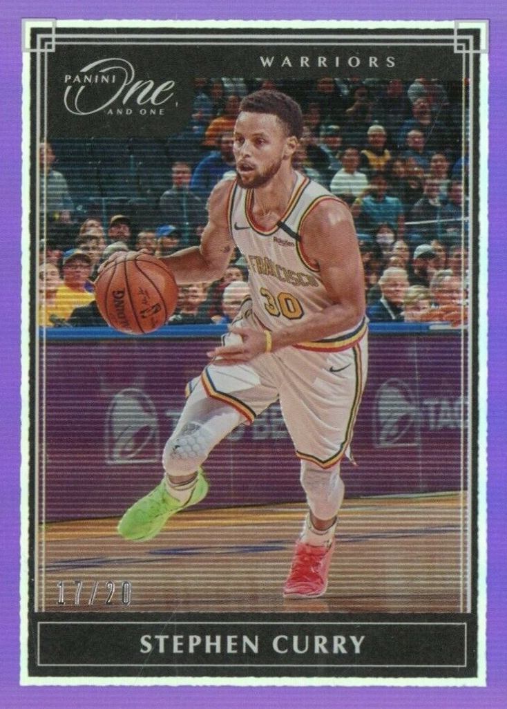 2019 Panini One and One Stephen Curry #76 Basketball Card