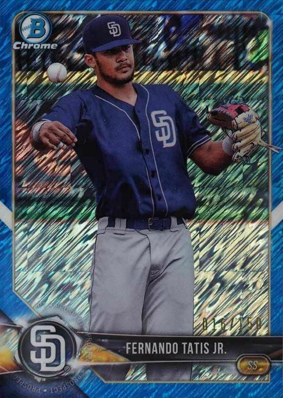 2018 Bowman Prospects Chrome Fernando Tatis Jr. #114 Baseball Card