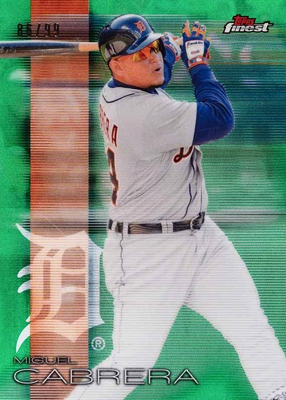 2016 Finest Miguel Cabrera #65 Baseball Card