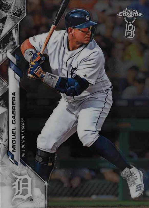 2020 Ben Baller Chrome Miguel Cabrera #6 Baseball Card
