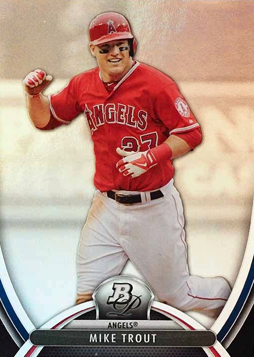 2013 Bowman Platinum Mike Trout #2 Baseball Card
