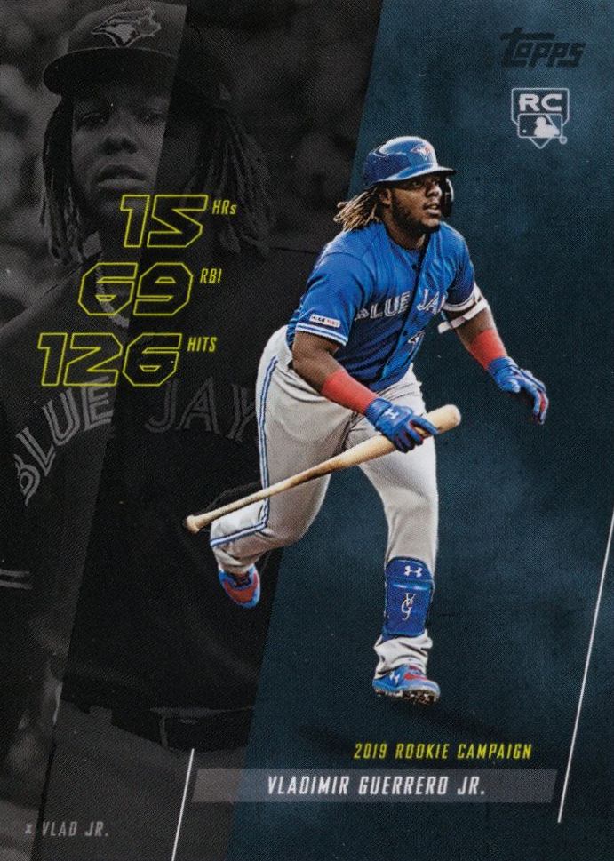 2019 Topps X Vlad Jr. "The Legend" Vladimir Guerrero Jr. #1 Baseball Card
