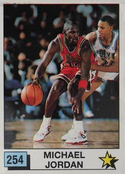 1990 Panini Spanish Sticker Michael Jordan #254 Basketball Card