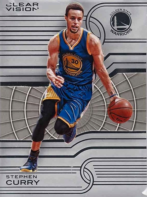 2015 Panini Clear Vision Stephen Curry #34 Basketball Card