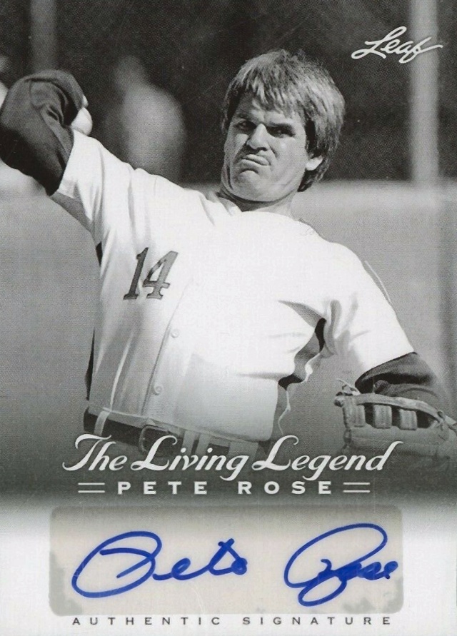 2012 Leaf the Living Legend Autograph Pete Rose #AU-43 Baseball Card