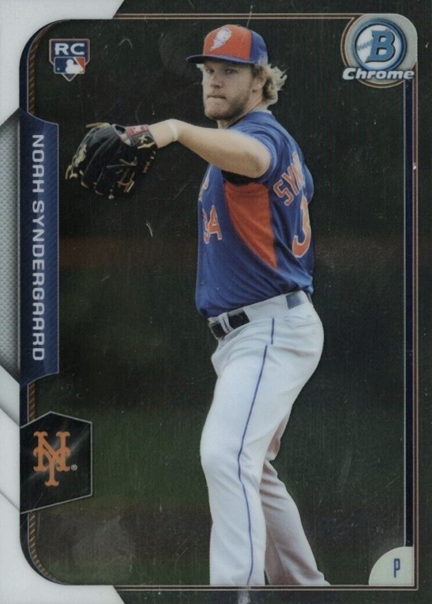 2015 Bowman Chrome Noah Syndergaard #192 Baseball Card