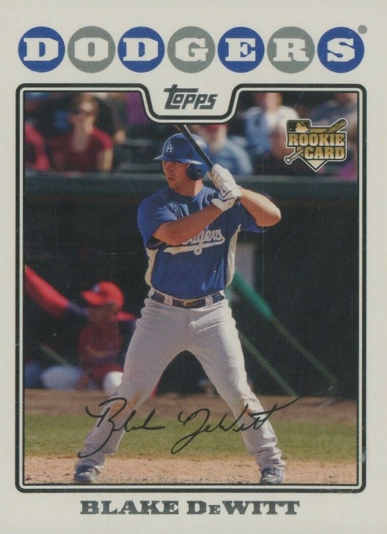 2008 Topps Blake DeWitt #603 Baseball Card