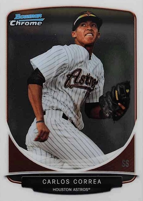 2013 Bowman Chrome Mini  Carlos Correa #30 Baseball Card