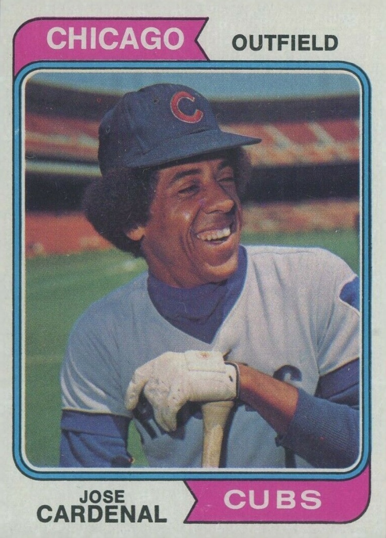 1974 Topps Jose Cardenal #185 Baseball Card