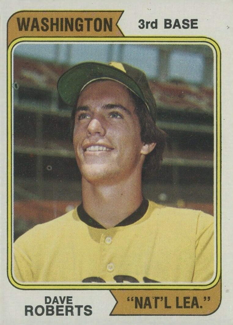 1974 Topps Dave Roberts #309w Baseball Card