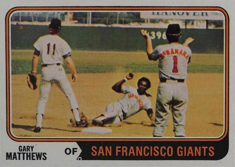 1974 Topps Gary Matthews #386 Baseball Card