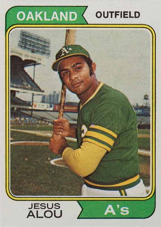 1974 Topps Jesus Alou #654o Baseball Card