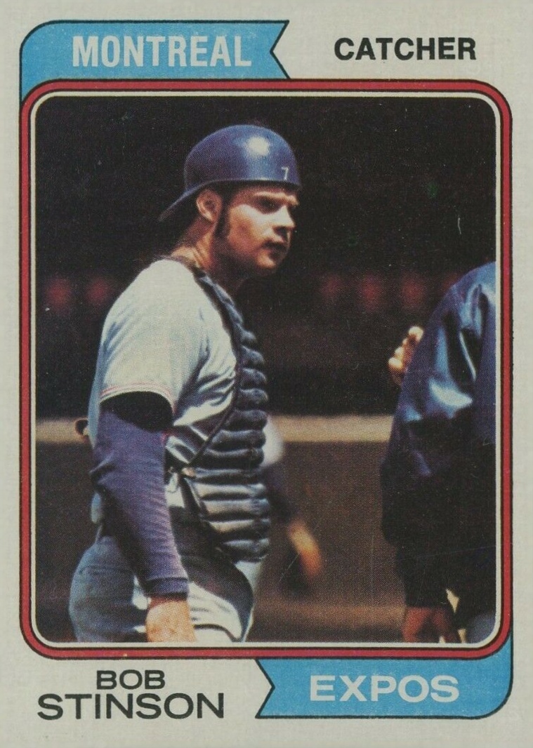 1974 Topps Bob Stinson #653 Baseball Card