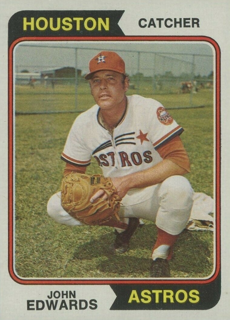 1974 Topps John Edwards #635 Baseball Card