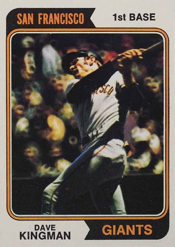 1974 Topps Dave Kingman #610 Baseball Card