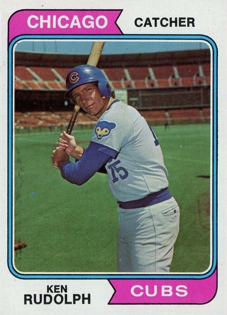 1974 Topps Ken Rudolph #584 Baseball Card