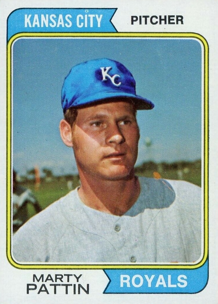 1974 Topps Marty Pattin #583 Baseball Card