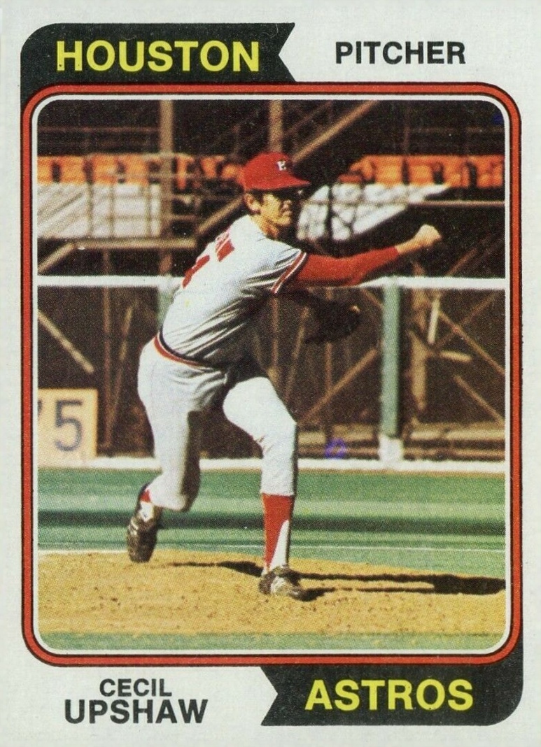 1974 Topps Cecil Upshaw #579 Baseball Card