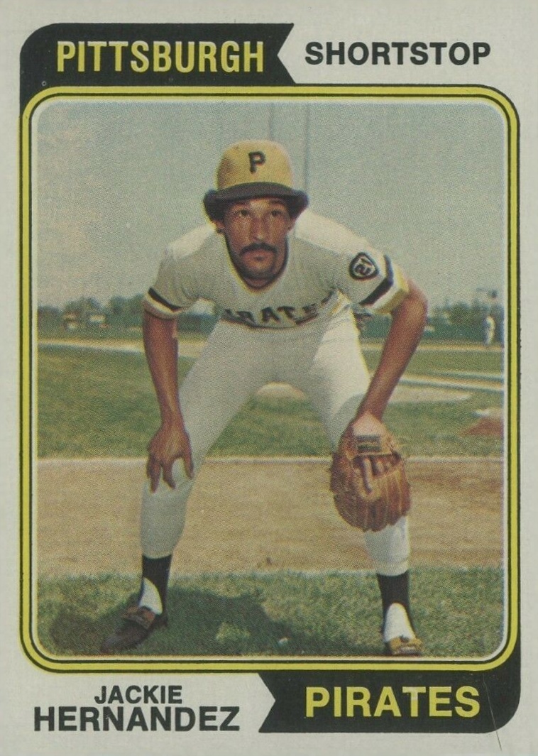 1974 Topps Jackie Hernandez #566 Baseball Card