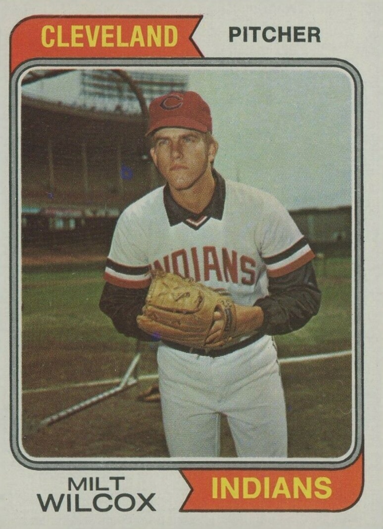 1974 Topps Milt Wilcox #565 Baseball Card