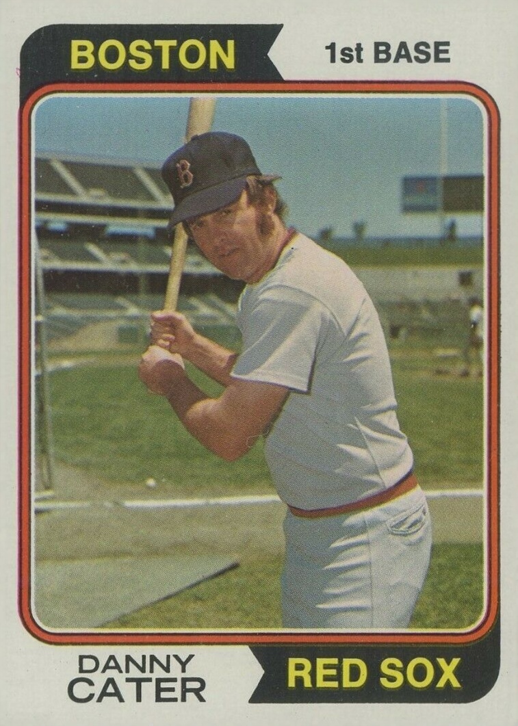 1974 Topps Danny Cater #543 Baseball Card