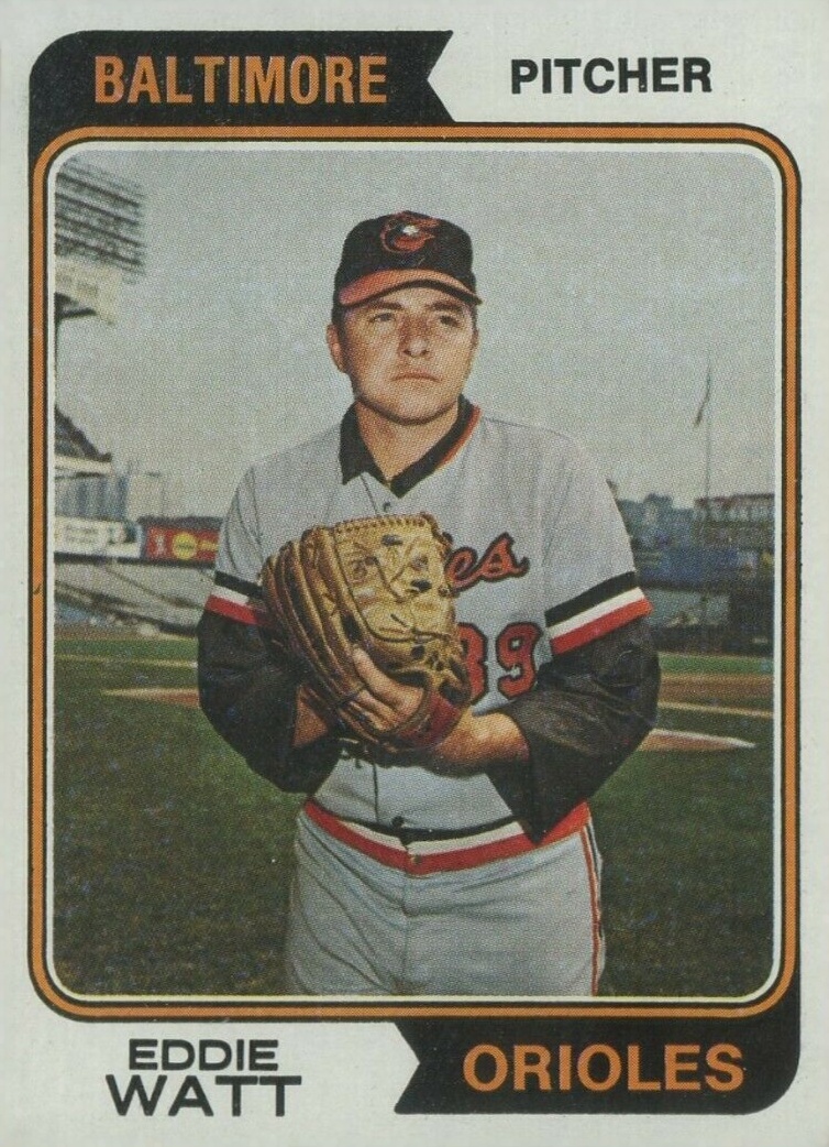 1974 Topps Eddie Watt #534 Baseball Card
