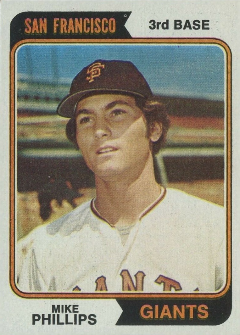 1974 Topps Mike Phillips #533 Baseball Card