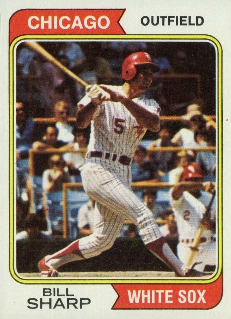 1974 Topps Bill Sharp #519 Baseball Card
