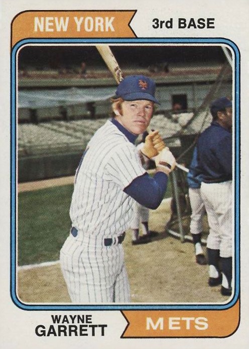 1974 Topps Wayne Garrett #510 Baseball Card