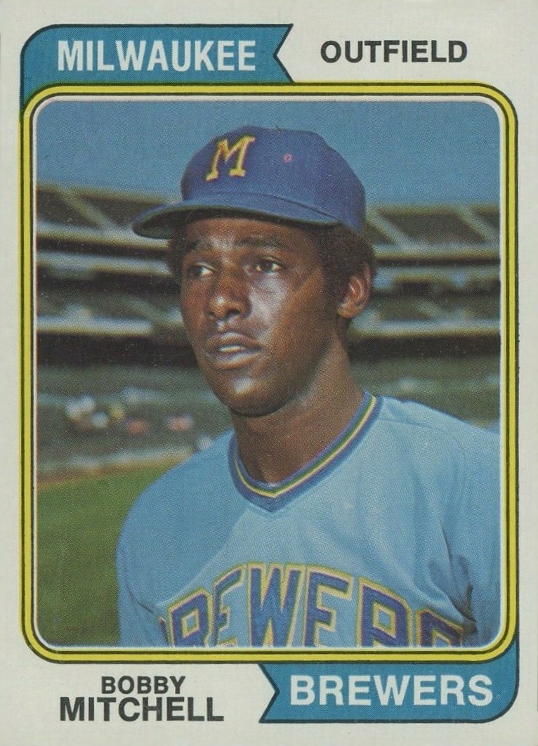 1974 Topps Bobby Mitchell #497 Baseball Card