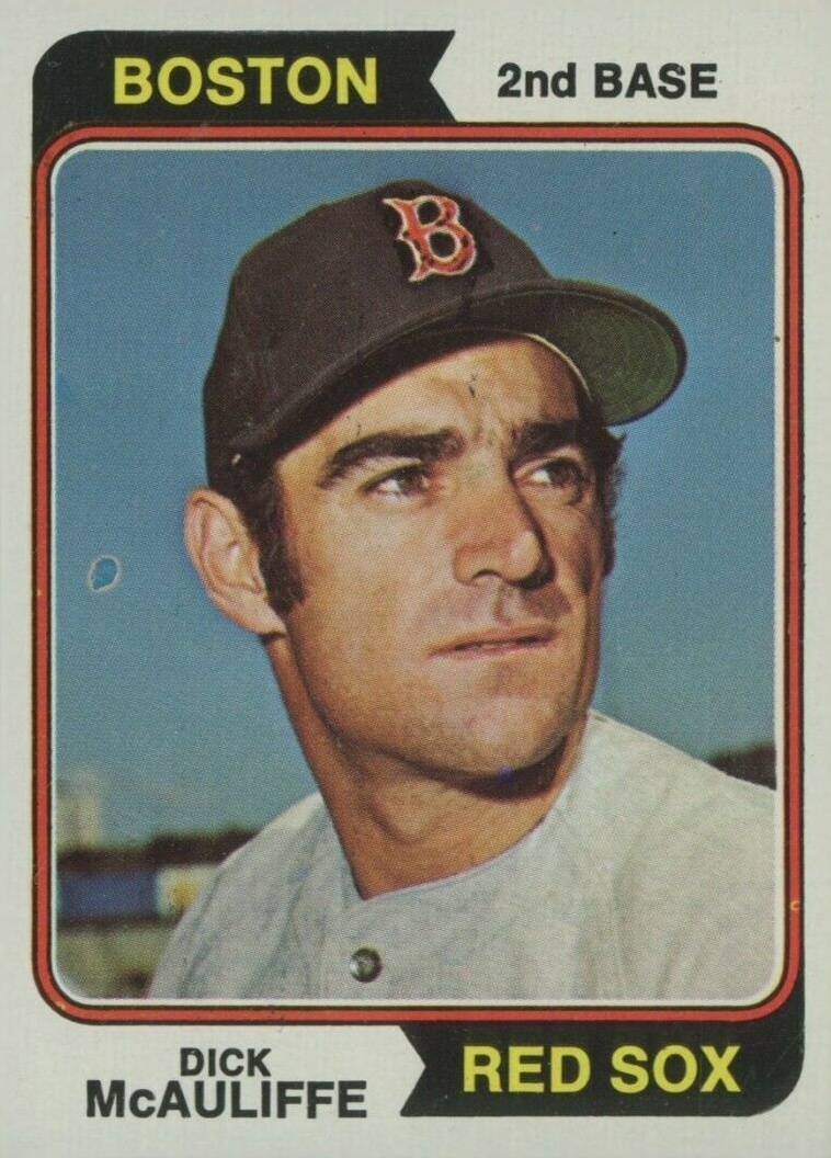 1974 Topps Dick McAuliffe #495 Baseball Card