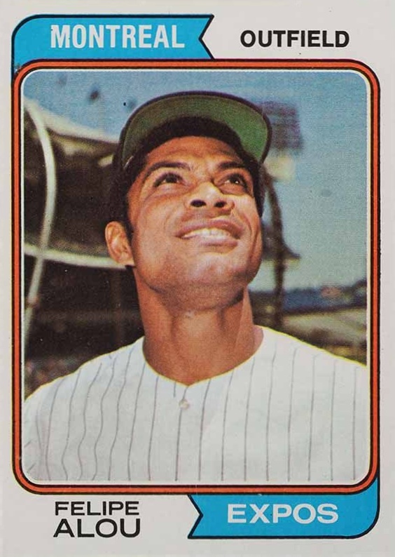 1974 Topps Felipe Alou #485 Baseball Card