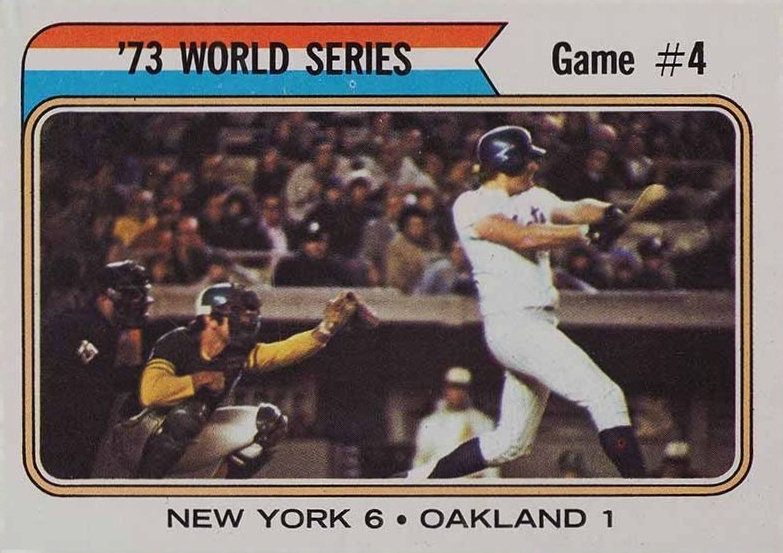 1974 Topps World Series Game 4 #475 Baseball Card