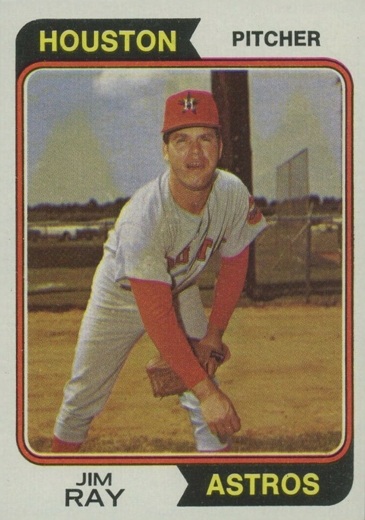 1974 Topps Jim Ray #458 Baseball Card