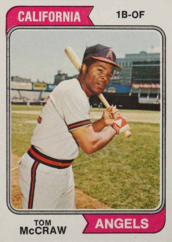 1974 Topps Tom McCraw #449 Baseball Card