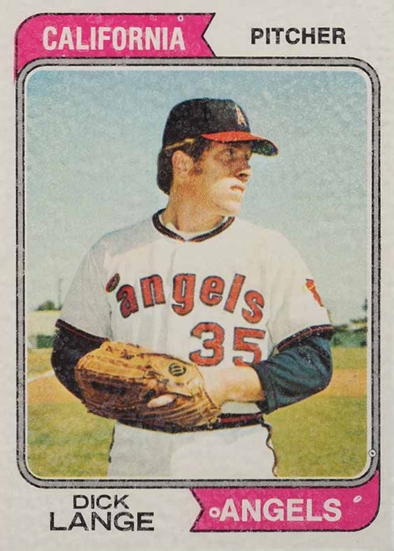 1974 Topps Dick Lange #429 Baseball Card