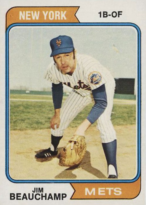 1974 Topps Jim Beauchamp #424 Baseball Card