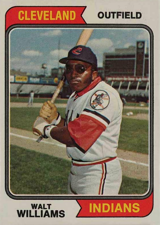 1974 Topps Walt Williams #418 Baseball Card