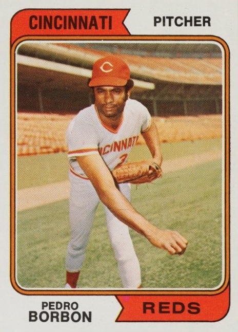 1974 Topps Pedro Borbon #410 Baseball Card