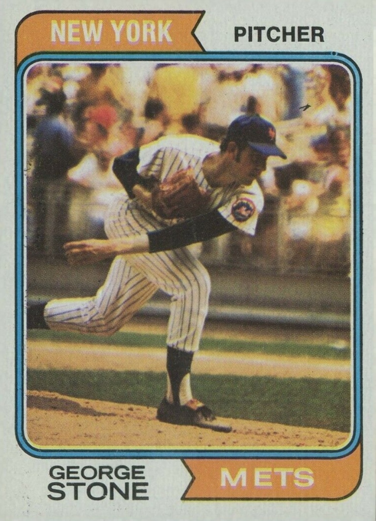 1974 Topps George Stone #397 Baseball Card
