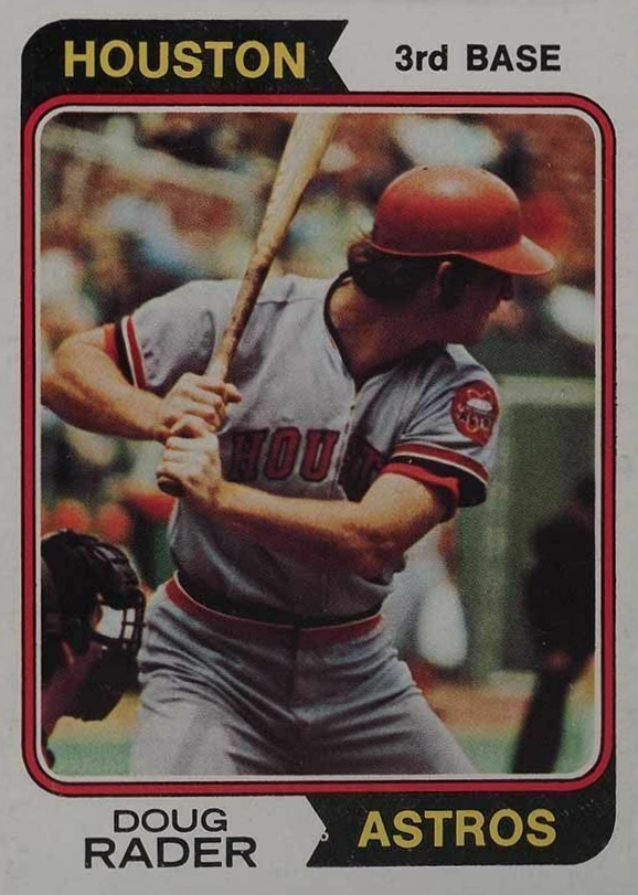 1974 Topps Doug Rader #395 Baseball Card