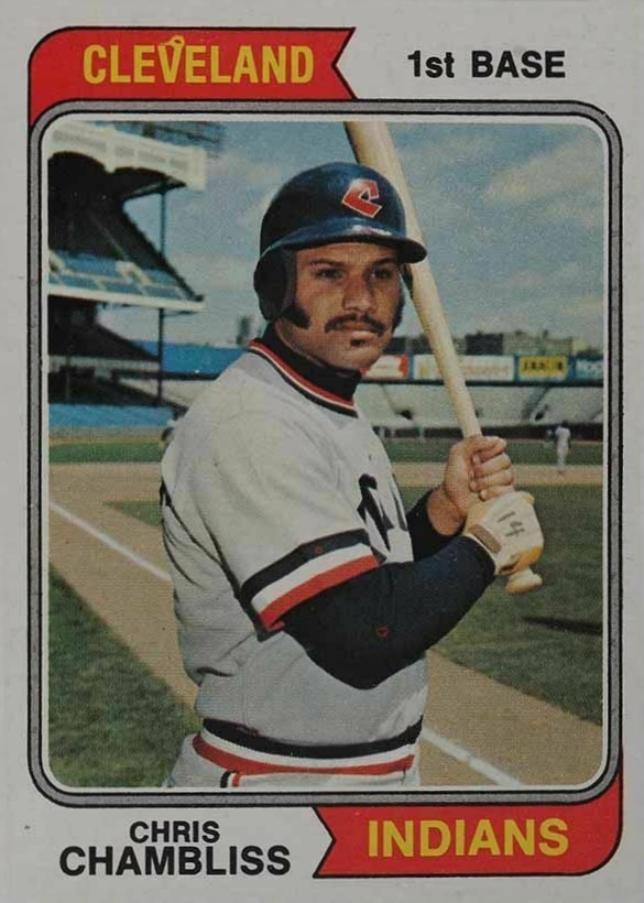 1974 Topps Chris Chambliss #384 Baseball Card