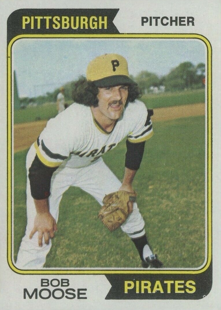 1974 Topps Bob Moose #382 Baseball Card