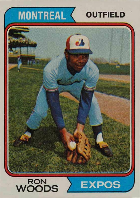 1974 Topps Ron Woods #377 Baseball Card