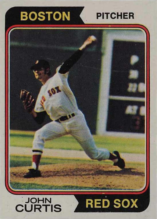 1974 Topps John Curtis #373 Baseball Card